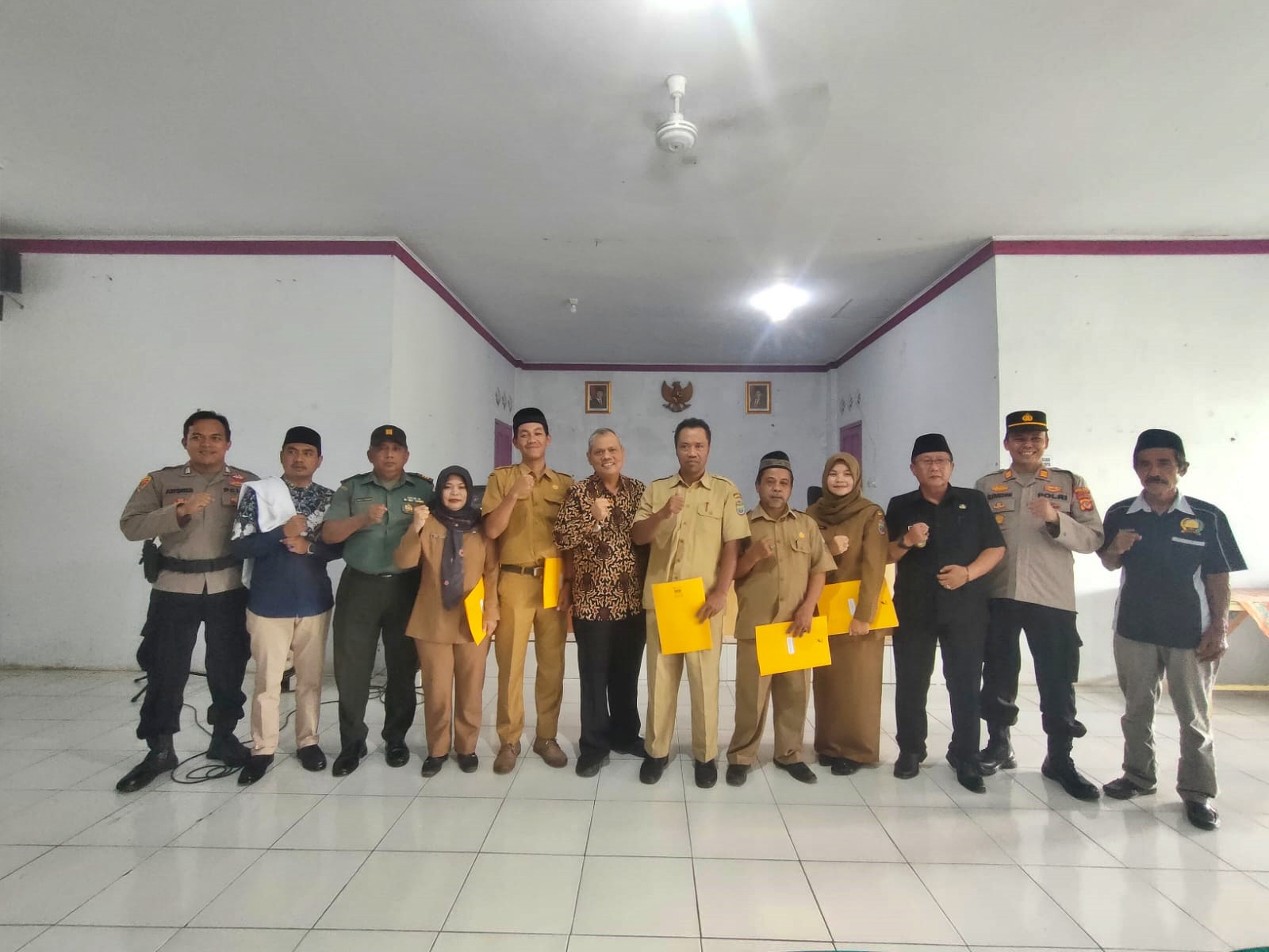 PELANTIKAN DAN PENGUKUHAN PERANGKAT DESA TANJUNGMULYA KECAMATAN PANUMBANGAN KABUPATEN CIAMIS