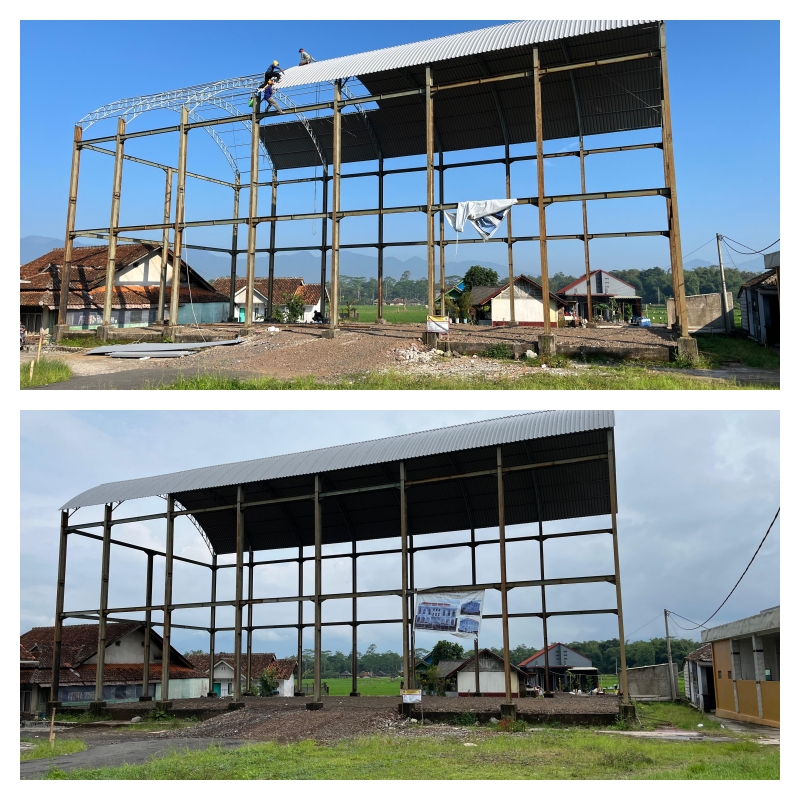 Pembangunan Tahap Kedua Gedung Serbaguna Desa Tanjungmulya Tahun 2025