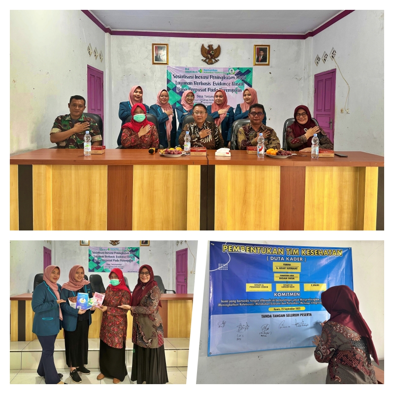 Sosialisasi Inovasi Peningkatan Mutu Layanan Kesehatan Berbasis Evidence dan Berpusat pada Perempuan 